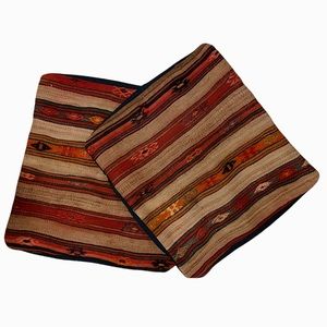 Set of 2 Moroccan Woven Pillow Covers